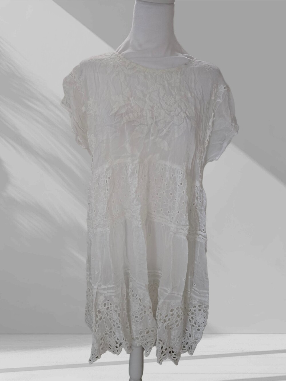 Johnny Was Sheer Tunic Cover up